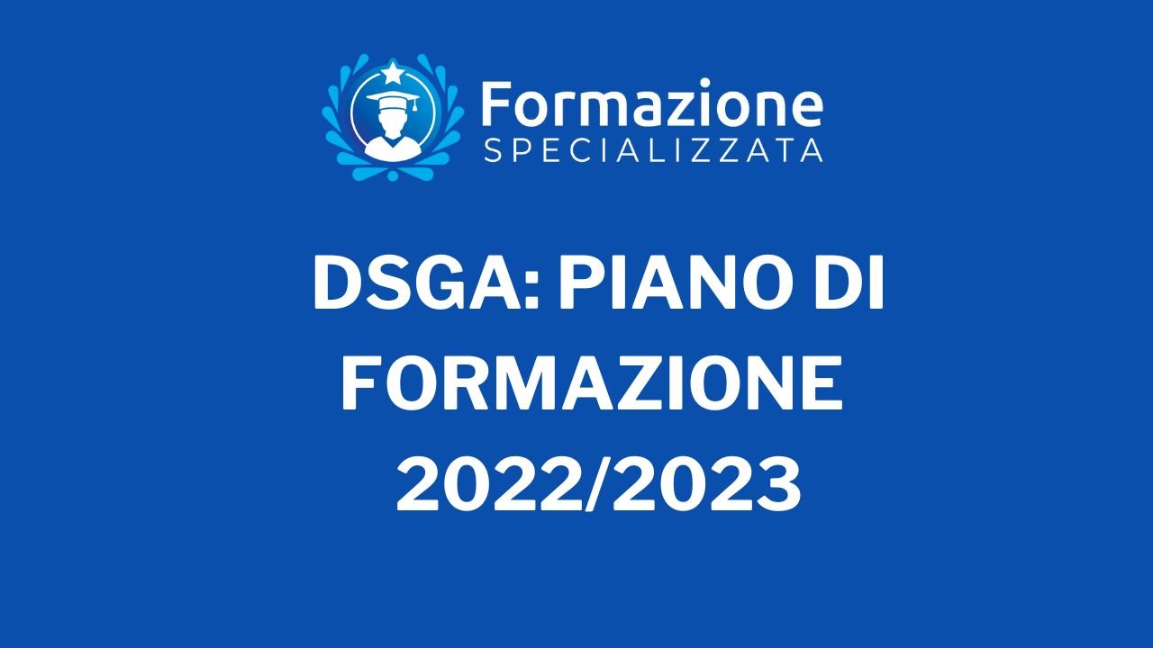 DSGA formazione 2022 2023